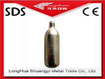 二氧化碳小鋼瓶 CO2液化氣小鋼瓶 螺牙8g 12g 16g 微型儲(chǔ)氣瓶